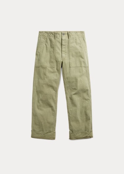 Men's Ralph Lauren Cotton Herringbone Pants | 107289EHT